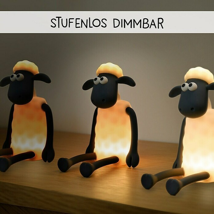 MegaLight Nachtlicht Shaun das Schaf (RGBW, Akkubetrieben) | BAUHAUS