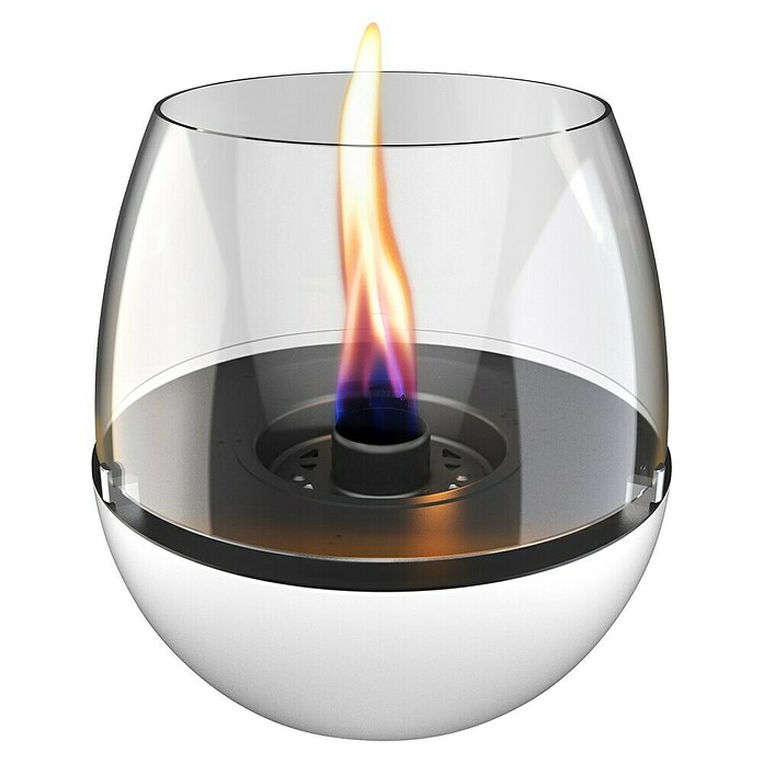 Tenderflame Tischfeuer Tulpe 3D (Ø x H: 18 x 17,5 cm, Füllmenge: 0,3 l, Weiß) | BAUHAUS
