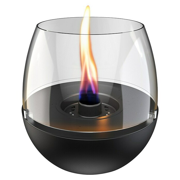 Tenderflame Tischfeuer Tulpe 3D (Ø x H: 18 x 17,5 cm, Füllmenge: 0,3 l, Schwarz) | BAUHAUS