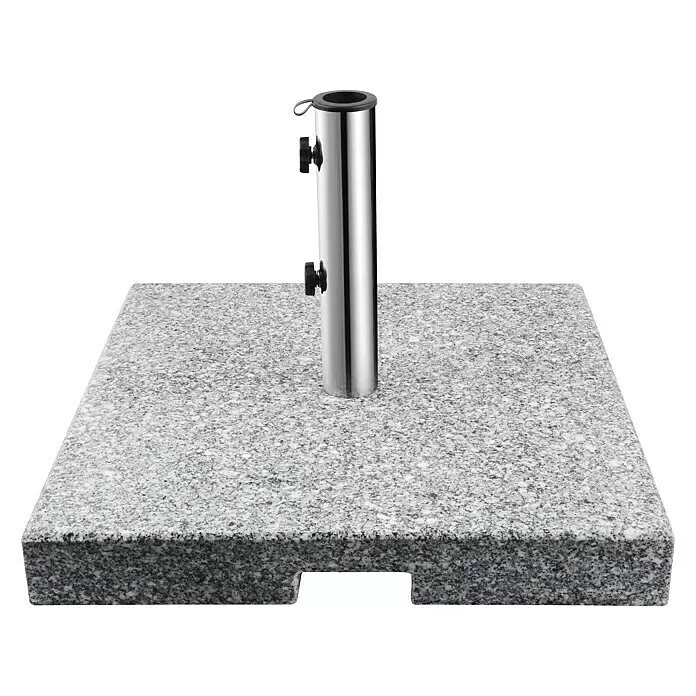 Sunfun Granitschirmständer Korinth - 60 kg, 55 x 55 cm - Vorderansicht