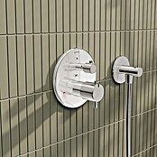 VitrA Flow Soft UP-Badewannenarmatur (Chrom, Glänzend, Ausladung Armatur: 88 mm, Inclusive Hülse) | BAUHAUS