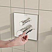 VitrA Flow Square UP-Badewannenarmatur (Ausladung Armatur: 89 mm, Chrom, Glänzend) | BAUHAUS