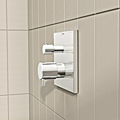 VitrA Flow Square UP-Badewannenarmatur (Ausladung Armatur: 89 mm, Chrom, Glänzend) | BAUHAUS