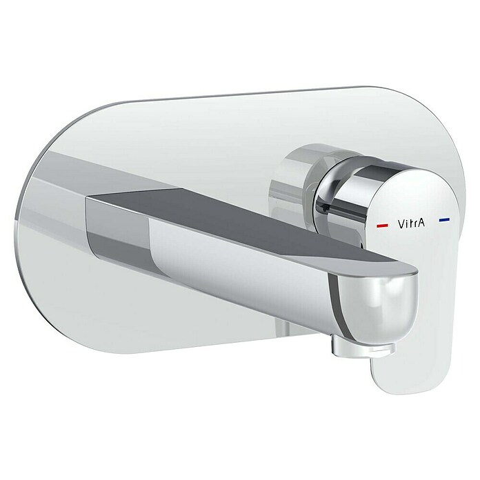 VitrA Flow Soft Waschtischarmatur (Chrom, Glänzend, Ausladung Armatur: 200 mm) | BAUHAUS