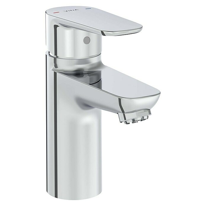 VitrA Flow Soft Waschtischarmatur (Niederdruck, Chrom, Glänzend, Höhe: 15 cm, Ohne Ablaufgarnitur) | BAUHAUS