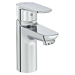 VitrA Flow Soft Waschtischarmatur (Niederdruck, Chrom, Glänzend, Höhe: 15 cm, Ohne Ablaufgarnitur)