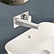 VitrA Flow Square Waschtischarmatur (Chrom, Glänzend, Ausladung Armatur: 212 mm) | BAUHAUS