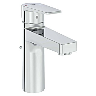 VitrA Flow Square Waschtischarmatur (Niederdruck, Chrom, Glänzend, Höhe: 17,6 cm)