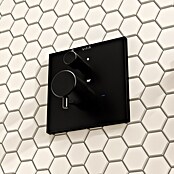 VitrA Flow Square UP-Badewannenarmatur (Ausladung Armatur: 91 mm, Schwarz, Matt) | BAUHAUS