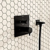 VitrA Flow Square UP-Badewannenarmatur (Ausladung Armatur: 91 mm, Schwarz, Matt) | BAUHAUS