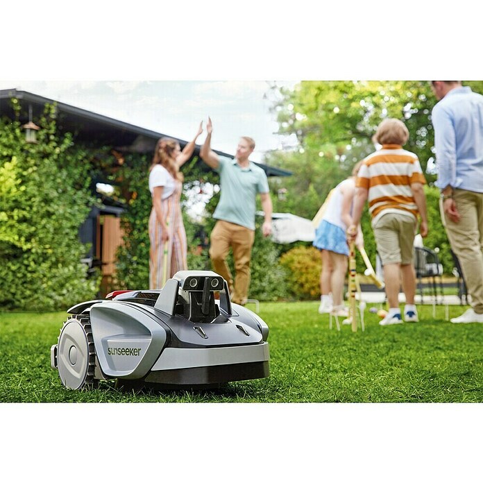 Sunseeker Mähroboter V3 Plus (1 000 m², Schnittbreite: 18 cm, Kamera-gestützte Navigation) | BAUHAUS