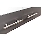 Respekta Merle Küchen-Set (100 x 60 x 200 cm, Grau/Glas) | BAUHAUS