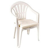 Cojín para asiento (2 ud., Crudo, L x An x Al: 40 x 40 x 3,5 cm, 70% algodón 30% poliéster) | BAUHAUS