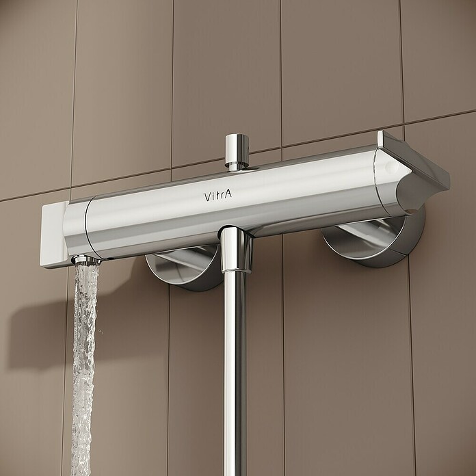VitrA Suit Badewannenarmatur (Chrom, Glänzend) | BAUHAUS