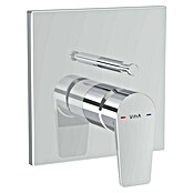 VitrA Flow Square UP-Badewannenarmatur (Ausladung Armatur: 90 mm, Chrom, Glänzend) | BAUHAUS