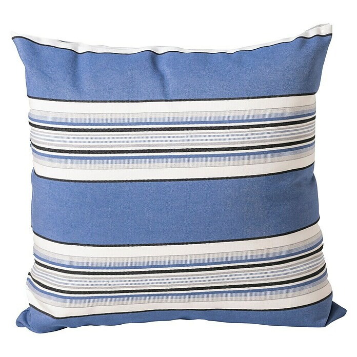 Cojín de exterior Deco Multirayas (Azul, 50 x 50 cm, 70% acrílico 30% poliéster) | BAUHAUS