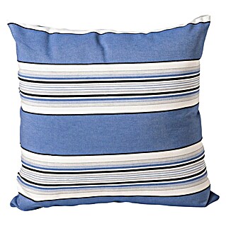 Cojín de exterior Deco Multirayas (Azul, 50 x 50 cm, 70% acrílico 30% poliéster)