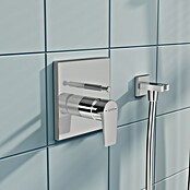 VitrA Flow Square UP-Badewannenarmatur (Ausladung Armatur: 90 mm, Chrom, Glänzend) | BAUHAUS