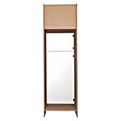 Respekta Merle Geräteumbauschrank (B x T x H: 60 x 60 x 200 cm, Weiß, Für Kühl-Gefrierkombination) | BAUHAUS