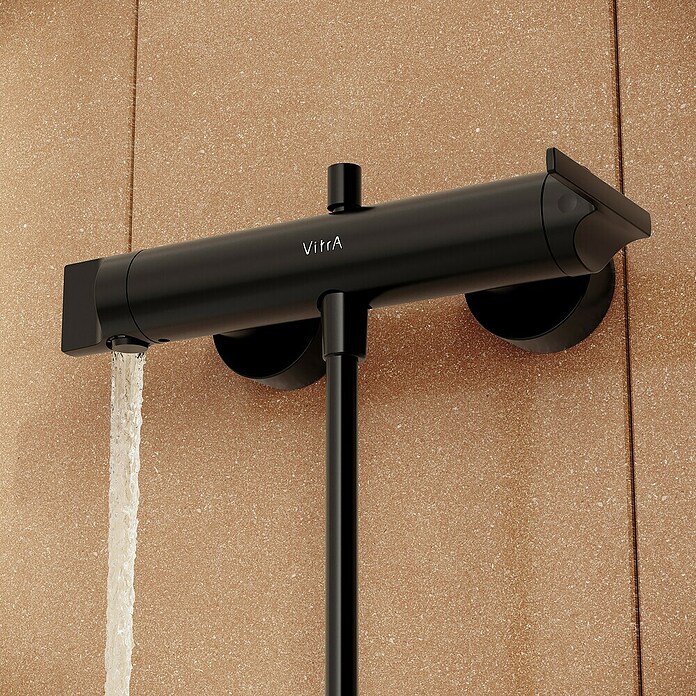 VitrA Suit Badewannenarmatur (Schwarz, Matt) | BAUHAUS