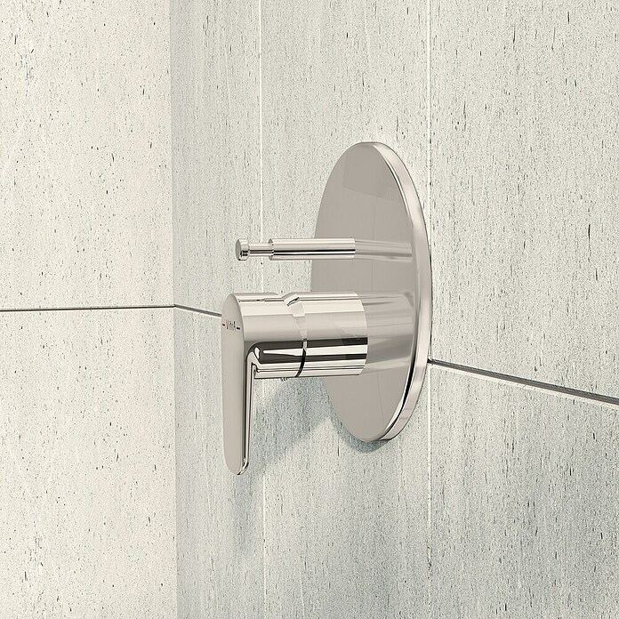 VitrA Flow Soft UP-Badewannenarmatur (Chrom, Glänzend, Ausladung Armatur: 87 mm) | BAUHAUS