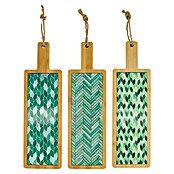 Bandeja decorativa Mosaic (Natural/Verde, 41,5 x 12,5 cm, Madera, 1 pzs.) | BAUHAUS