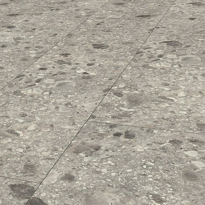 Egger Laminaat NatureSense Aqua Triestino Terrazzo Grijs (Tegel, 1.292 x 327 x 8 mm) | BAUHAUS