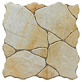 Feinsteinzeugfliese Cala Jet (45 x 45 cm, Beige, Matt)
