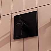 VitrA Flow Square UP-Badewannenarmatur (Ausladung Armatur: 90 mm, Schwarz, Matt) | BAUHAUS