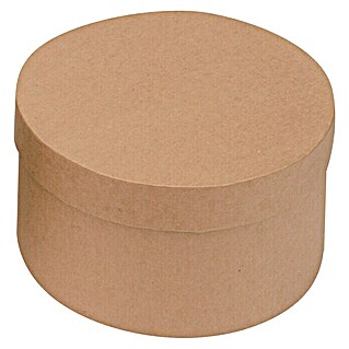 Glorex Pappbox (Ø x H: 8 x 4,5 cm, Pappe)