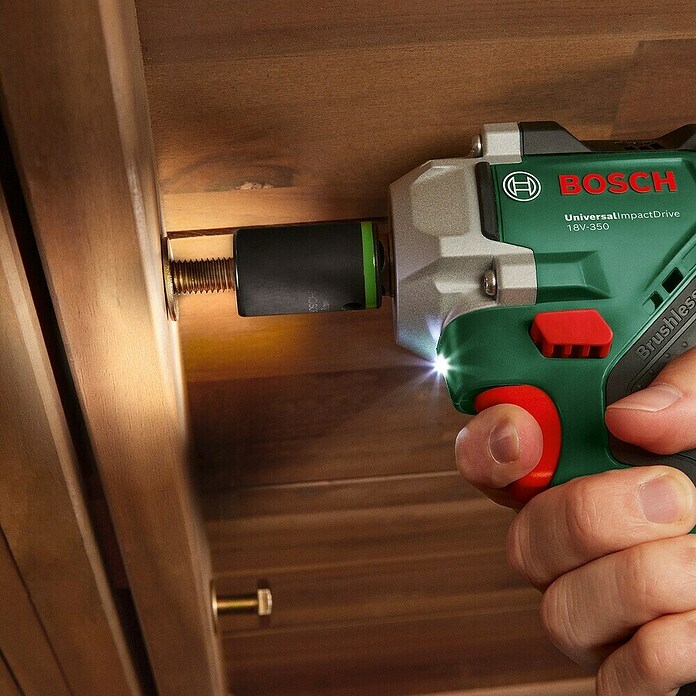 Bosch Power for All 18V Llave de impacto giratoria de batería UniversalImpactDrive 350 (18 V, Sin batería, 350 Nm) | BAUHAUS