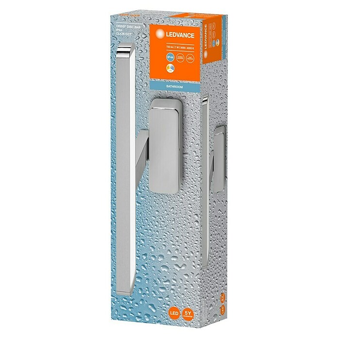 Ledvance Orbis Aplique LED para espejo Orbis (7 W, Cromo, Blanco neutro) | BAUHAUS