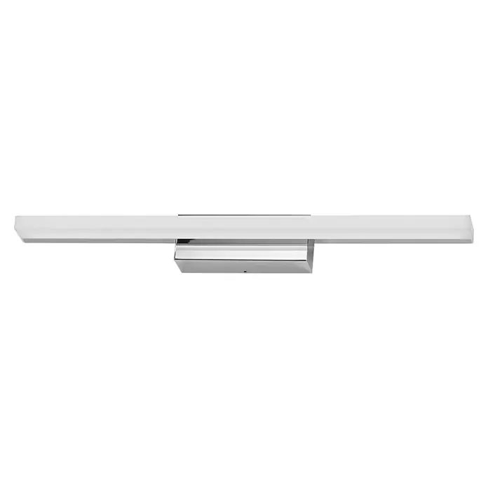 Ledvance Orbis LED-Spiegelleuchte Mirror - 10 W, L x B x H: 60 x 8,8 x 5,7 cm, Chrome, Warmweiß - Ein elegantes, modernes LED-Wandleuchten-Design in Weiß und Silber für stilvolle Akzente im Raum.