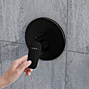 VitrA Flow Soft UP-Badewannenarmatur (Schwarz, Matt, Ausladung Armatur: 87 mm) | BAUHAUS