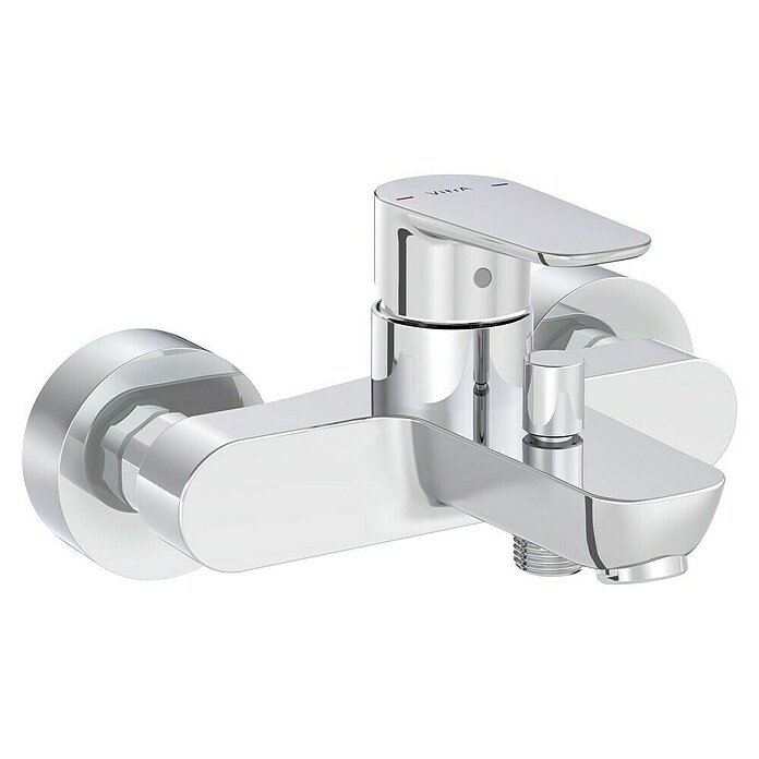VitrA Flow Soft Badewannenarmatur (Chrom, Glänzend) | BAUHAUS