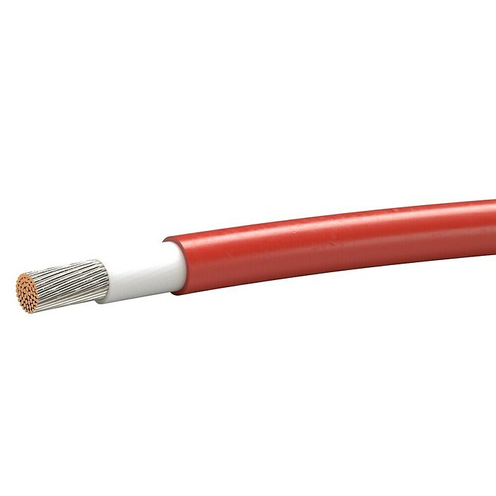 Solarkabel Meterware H1Z2Z2-K 6 (100 m, Rot) | BAUHAUS