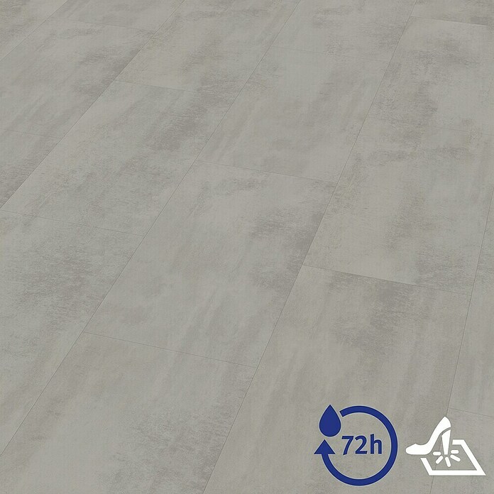 Egger Laminatmuster Aquadura+ (297 x 327 x 7,5 mm, Fliesenoptik, Chromix silber) | BAUHAUS