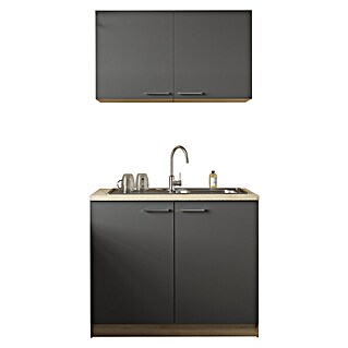 Respekta Merle Komplettspüle Typ 2 (B x T x H: 100 x 60 x 200 cm, Grau)