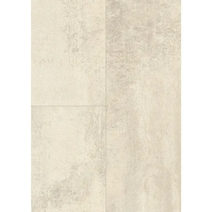 Egger Laminat Aquadura+ - Chromix weiss, Fliese, 1.292 x 327 x 7,5 mm - Strukturierte Bodenfliesen in neutralen Farbtönen, die ein modernes und doch natürliches Aussehen verleihen. Ideal für stilvolle Innenräume.