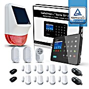 Safe2Home Alarmanlagen-Set Profi Serie SP310 mit Solar Außensirene (17-tlg., L x B x H: 195 x 136 x 31 mm)