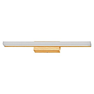 Ledvance Orbis Aplique LED para espejo (10 W, L x An x Al: 60 x 8,8 x 5,7 cm, Madera, Blanco cálido)