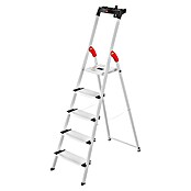 Hailo Escalera de tijera L80 (Altura de trabajo: 3,07 m, Carga soportada: 150 kg, Aluminio) | BAUHAUS