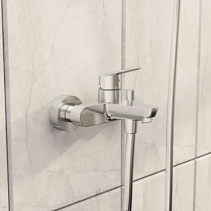 VitrA Flow Round Badewannenarmatur (Chrom, Glänzend) | BAUHAUS