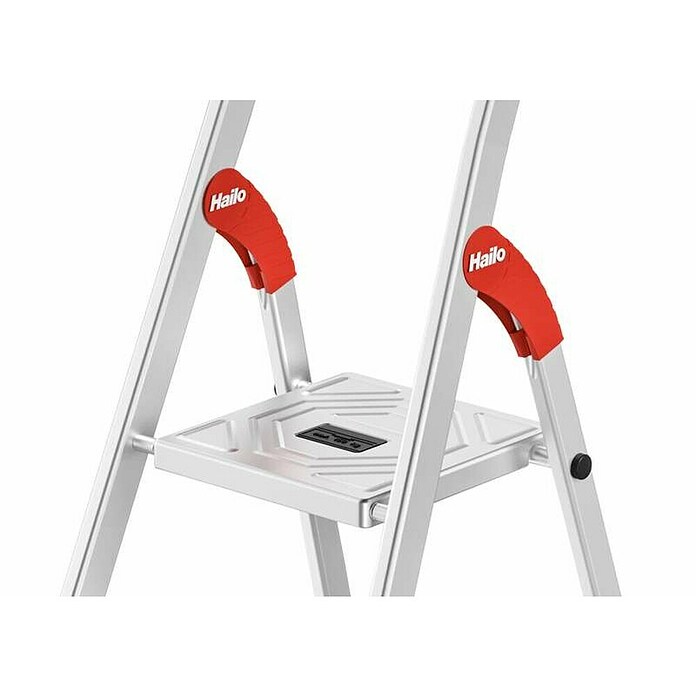Hailo Stehleiter L80 Comfortline (Arbeitshöhe: 3,07 m, Belastbarkeit: 150 kg, Aluminium) | BAUHAUS