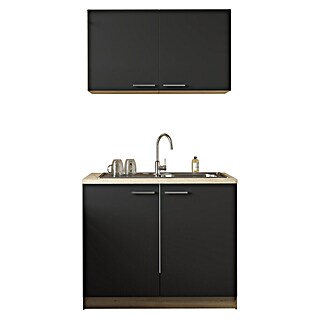 Respekta Merle Komplettspüle Typ 2 (B x T x H: 100 x 60 x 200 cm, Schwarz)
