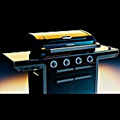 Campingaz Barbacoa de gas Onyx Premium + Piedra para pizza y cortador (Superficie de la parrilla (An x Pr): 61 x 46 cm, 3,4 kW, Número de quemadores: 4) | BAUHAUS