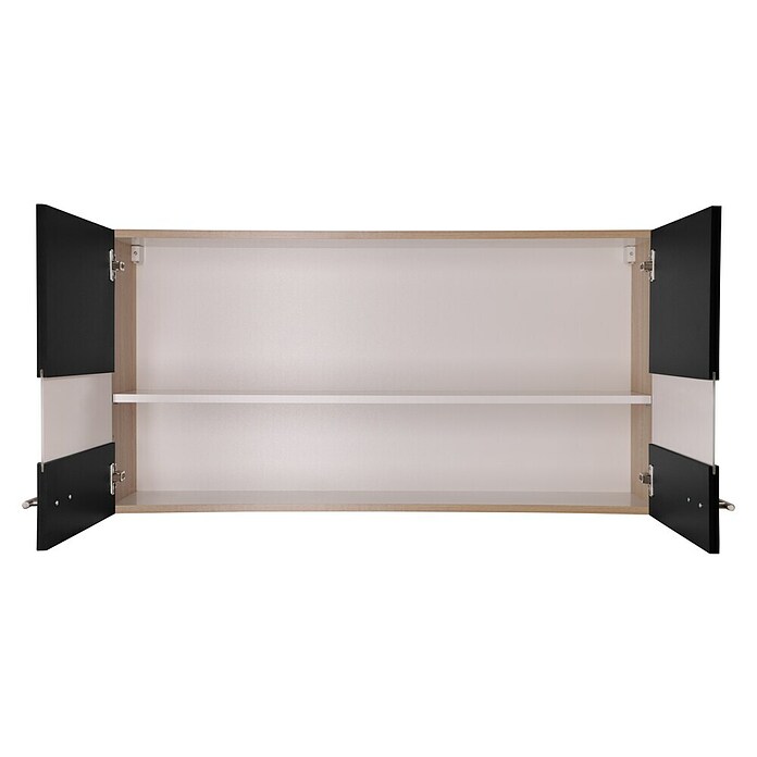 Respekta Merle Hängeschrank (B x T x H: 110 x 34,6 x 56,1 cm, Schwarz) | BAUHAUS