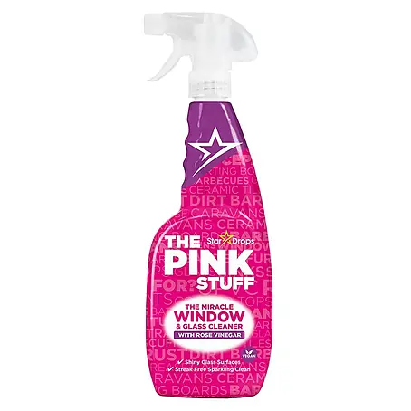 Star Drops The Pink Stuff Glasreiniger The Miracle Window & Glass Cleaner with Rose Vinegar
