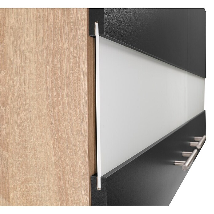 Respekta Merle Hängeschrank (B x T x H: 110 x 34,6 x 56,1 cm, Schwarz) | BAUHAUS