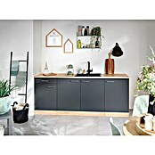 Respekta Merle Spülenunterschrank (B x T x H: 50 x 60 x 84,8 cm, Grau) | BAUHAUS